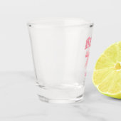 BRIDE met aangepaste naam  Shot Glas (Links)