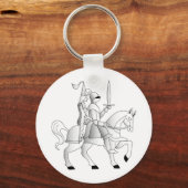 Bride met Knight in Shining Armor Sleutelhanger (Voorkant)
