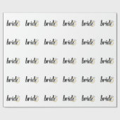 Bride met Ring Cadeaupapier (Vlak)