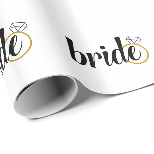 Bride met Ring Cadeaupapier (Rol Hoek)