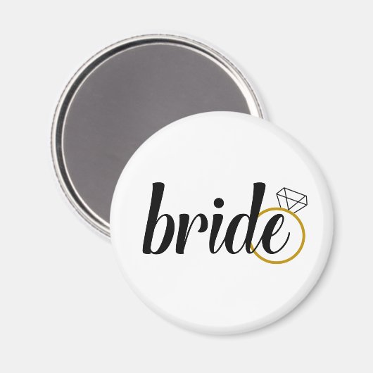 Bride met Ring Magneet (Voorkant / Achterkant)