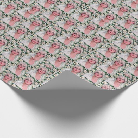  bride met Rozen Cadeaupapier (Hoek)