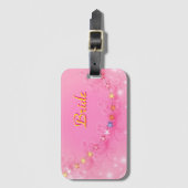 Bride met sterren bagagelabel (Voorkant (verticaal))