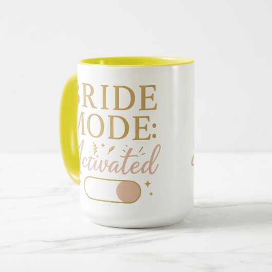 Bride Mode: Activated | Halloween Gifts Mok (Voorkant links)