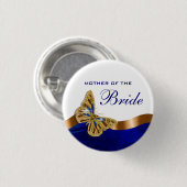 Bride moeder bridal koppel ronde button 3,2 cm (Voorkant /achterkant)