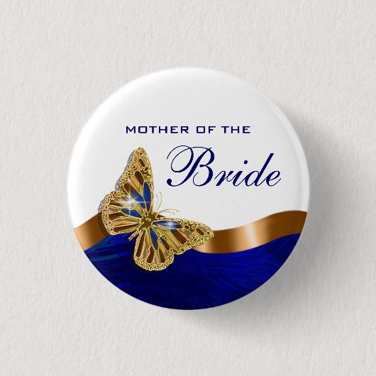 Bride moeder bridal koppel ronde button 3,2 cm (Voorkant)