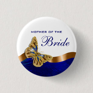 Bride moeder bridal koppel ronde button 3,2 cm