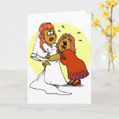 Bride Moeder Weddendag Ceremonie Kaart (Gele Bloem)