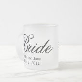 Bride-Mok Matglas Koffiemok (Voorkant links)