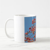 Bride Mok, roze bloesems, Tekst zegt Bride Koffiemok (Links)