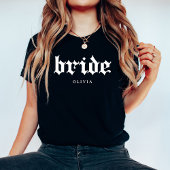 Bride | Mooie gotische tekst Tri-Blend Shirt