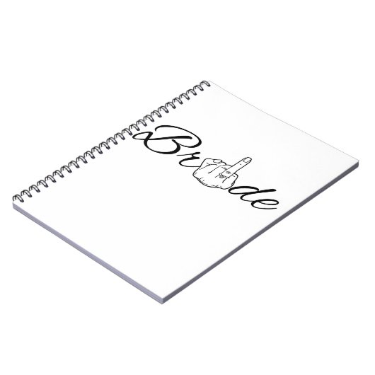 Bride Mrs Future Bride bruiloft verloving Notitieboek (Linkerzijde)