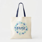Bride My Iets Blue Monorgam Classy Tote Bag (Voorkant)
