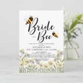 Bride naar bijenbufferstation-by-Vrijgezellenfeest Kaart (Staand voorkant)