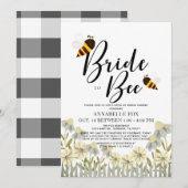 Bride naar bijenbufferstation-by-Vrijgezellenfeest Kaart (Voorkant / Achterkant)