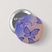Bride name knoop - klantgerichte trouwbadges ronde button 5,7 cm (Voorkant /achterkant)