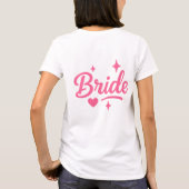 Bride Neon Pink T-shirt (Achterkant)