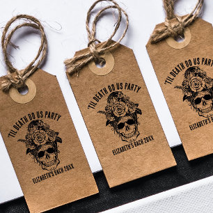 Bride of Die Bachelorette Party Custom Gothic Skul Zelfinktende Stempel