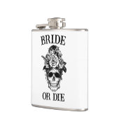 Bride of Die Gothic Bachelorette Party Gepersonali Heupfles (Links)