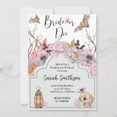 Bride of Die Halloween Bachelorette Party Kaart (Voorkant)