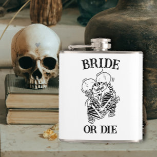 Bride of Die Til Death Do US Party gothic Wedding Heupfles