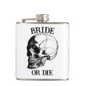 Bride of Die Til Death Do US Party gothic Wedding Heupfles (Voorkant)