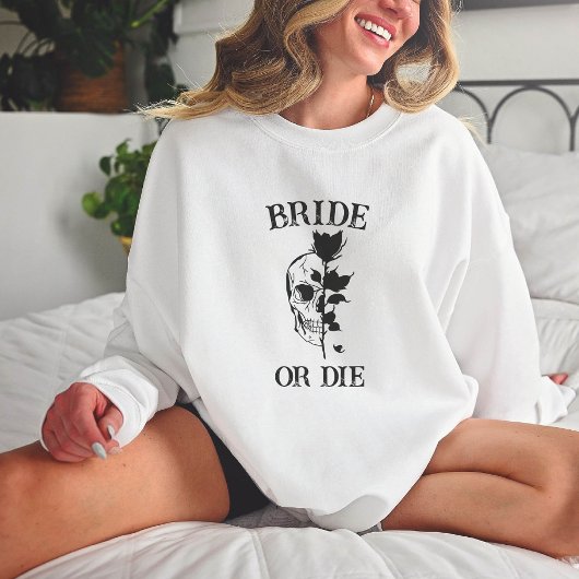Bride of Die Til Death Do US Party gothic Wedding Trui
