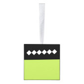 Bride of Frankenste Wooden Cube Halloween Ornament (Rechts)