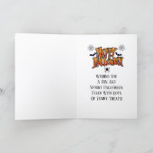 Bride Of Frankenstein Folded Card Feestdagen Kaart (Binnen)