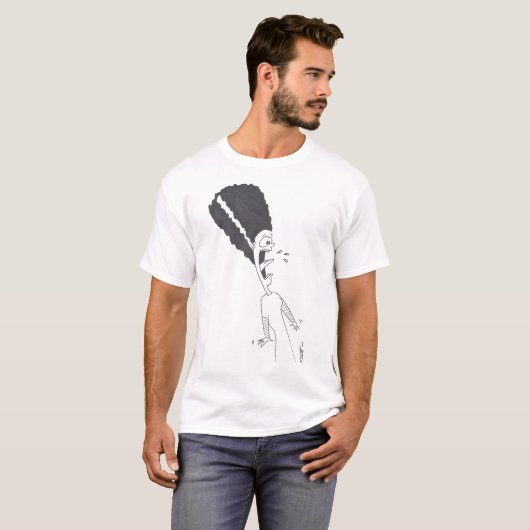 Bride of Frankenstein!!! T-shirt (Voorkant volledig)