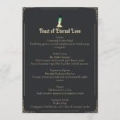 Bride of Frankenstein Wedding Menu | Gothic (Voorkant)