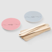 Bride of Groom de heer Mrs Wedding Game Hand Fan Handwaaier (Niet-gemonteerd)