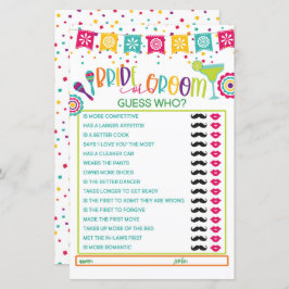 Bride of Groom Game - Fiesta WH