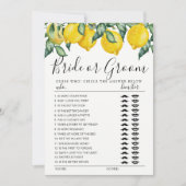 Bride of Groom game volledig leemons bewerkbare ka Kaart (Voorkant)