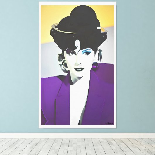 Bride of Patrick Nagelstein Canvas Afdruk (Insitu (Houten vloer))