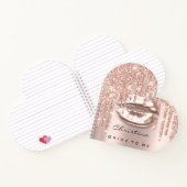 Bride om 16e druppelaar te zijn, prinses Makeup Notitieboek (Binnen)