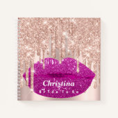 Bride om 16e roze prinses Makeup te zijn Notitieboek (Voorkant)