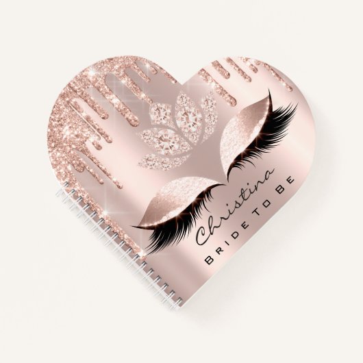 Bride om 16th Girly Princess Makeup Roos te zijn Notitieboek (Voorkant)