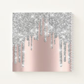 Bride om 16th Spark te zijn prinses Makeup Grey Notitieboek (Achterkant)