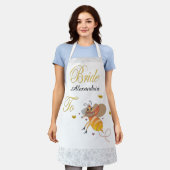 Bride om Bridal te worden personalisaliseert Schort (Gedragen)