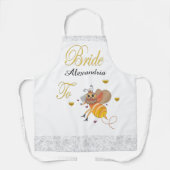 Bride om Bridal te worden personalisaliseert Schort (Voorkant)