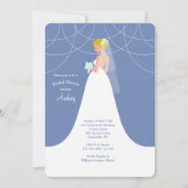 Bride om de Uitnodiging van de Shower te worden Bl (Voorkant)