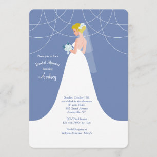 Bride om de Uitnodiging van de Shower te worden Bl