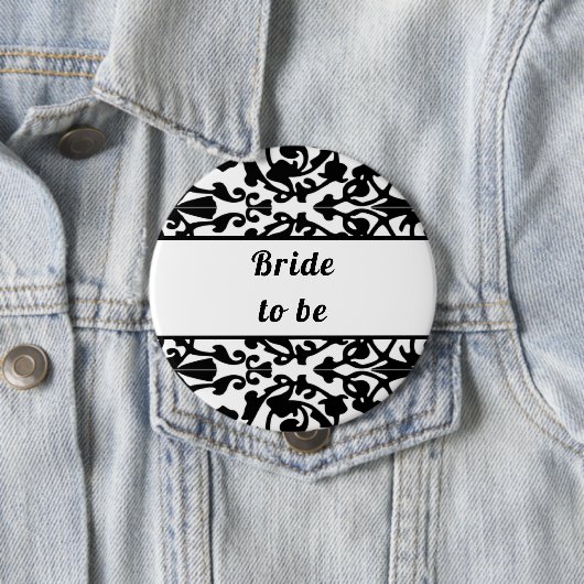 Bride om decoratief stempeldemaag te zijn ronde button 4,0 cm (In situ)