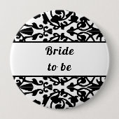Bride om decoratief stempeldemaag te zijn ronde button 4,0 cm (Voorkant)