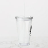 Bride om douanenaam te zijn acryl drinkbeker (Rechts)