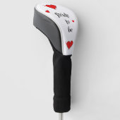 Bride om een bruiloft te zijn golfheadcover (Schuin)