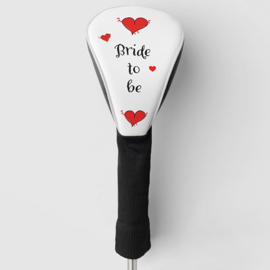 Bride om een bruiloft te zijn golfheadcover (Voorkant)