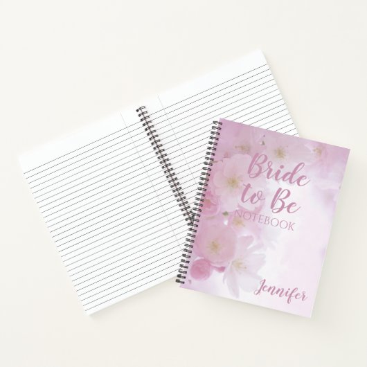 Bride om een gepersonaliseerd spiraal Notitieboek (Binnen)