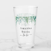 Bride om eucalyptusbos te worden glas (Voorkant)